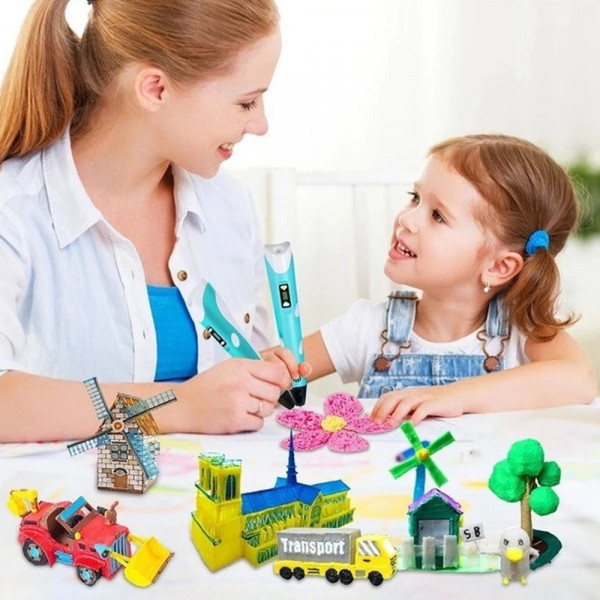 Комплект за 3D рисунки и фигурки 3D PEN-2, DRAW YOUR DREAM